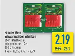 diska Familie Wein Schwarzwalder Schinken Angebot