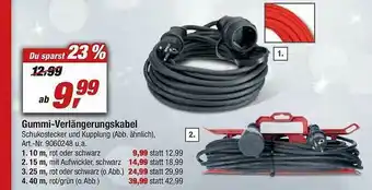 toom Baumarkt Gummi-verlängerungskabel Angebot