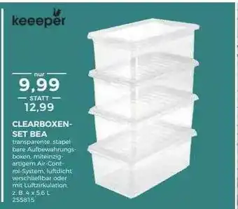 BBM Baumarkt Clearboxen-set Bea Keeper Angebot