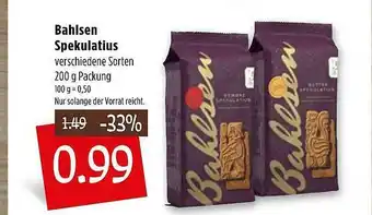 Kupsch Bahlsen Spekulatius Angebot