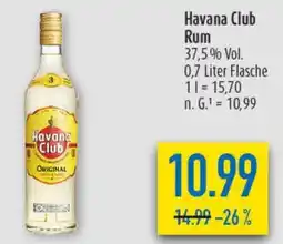 diska Havana Club Rum 37,5% Vol. Angebot