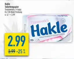 diska Hakle Toilettenpapier Angebot