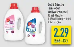 diska Gut & Günstig Fein- oder Wollwaschmittel Angebot