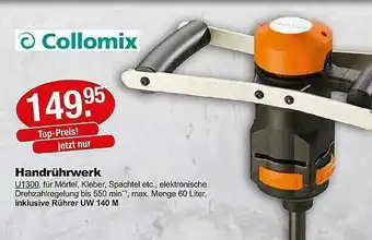 Leymann Baustoffe Handrührwerk Collomix Angebot