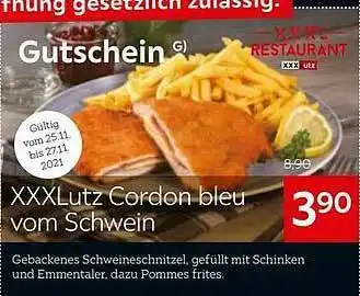 XXXLutz Xxxluts Cordon Bleu Vom Schwein Angebot