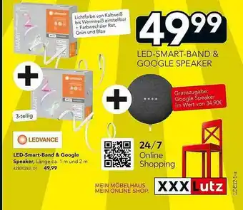 XXXLutz Ledvance Led-smart-band & Google Speaker Angebot