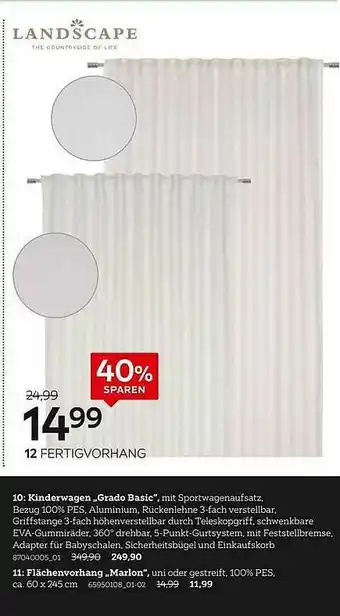 XXXLutz Landscape Fertigvorhang Angebot