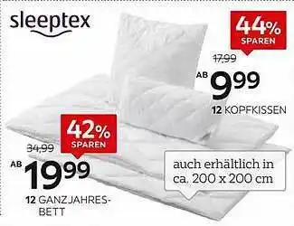 XXXLutz Sleeptex Ganzjahres Bett Angebot