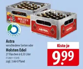 Famila Nord Ost Astra verschiedene Sorten oder Holsten Edel Angebot