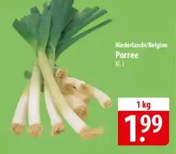 Famila Nord Ost Niederlande/Belgien Porree Angebot