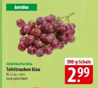 Famila Nord Ost Tafeltrauben blau Angebot