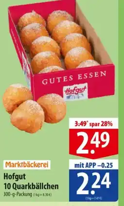 Famila Nord Ost Hofgut 10 Quarkbällchen Angebot