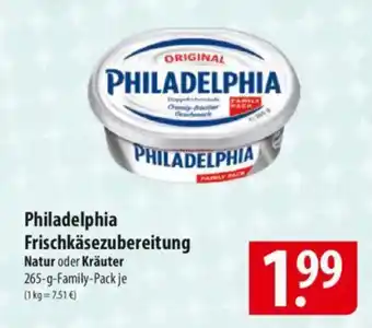 Famila Nord Ost Philadelphia Frischkäsezubereitung Angebot