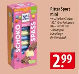 Famila Nord Ost Ritter Sport mini Angebot