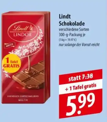 Famila Nord Ost Lindt Schokolade Angebot