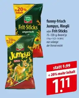 Famila Nord Ost funny-frisch Jumpys, Ringli oder Frit-Sticks Angebot