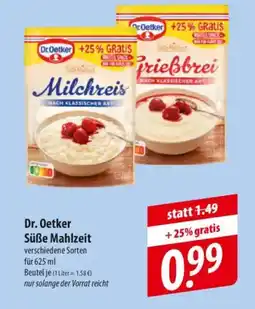 Famila Nord Ost Dr. Oetker Süße Mahlzeit Angebot