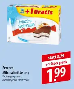 Famila Nord Ost Ferrero Milchschnitte Angebot