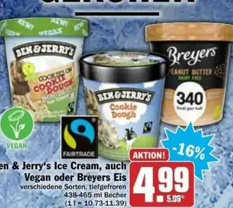 dodenhof Ben & Jerry's Ice Cream, Auch Vegan Oder Breyers Eis Angebot