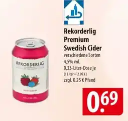 Famila Nord Ost Rekorderlig Premium Swedish Cider Angebot