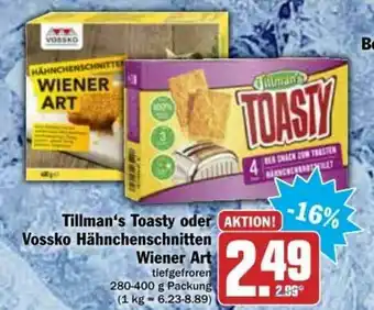 dodenhof Tillman's Toasty Oder Vossko Hähnchenschnitten Wiener Art Angebot