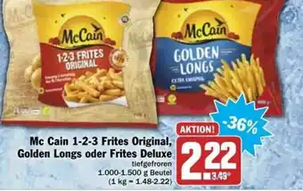 dodenhof Mccain 1-2-3 Frites Original, Golden Longs Oder Frites Deluxe Angebot