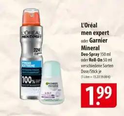 Famila Nord Ost L'Oréal men expert oder Garnier Mineral Angebot