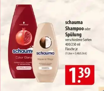 Famila Nord Ost schauma Shampoo oder Spülung Angebot