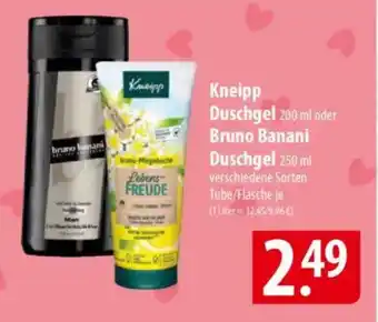 Famila Nord Ost Kneipp Duschgel 200 ml oder Bruno Banani Duschgel Angebot