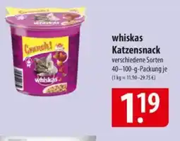 Famila Nord Ost whiskas Katzensnack Angebot