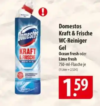 Famila Nord Ost Domestos Kraft & Frische WC-Reiniger Gel Angebot