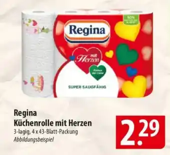 Famila Nord Ost Regina Küchenrolle mit Herzen Angebot