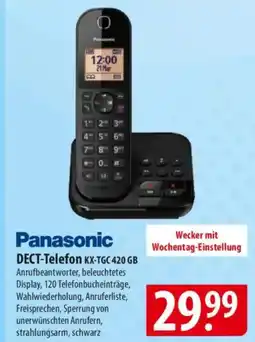 Famila Nord Ost Panasonic DECT-Telefon KX-TGC 420 Angebot