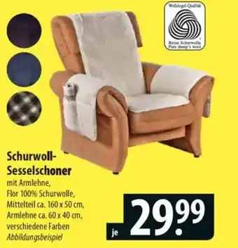 Famila Nord Ost Schurwoll- Sesselschoner Angebot