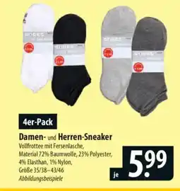 Famila Nord Ost Damen- und Herren-Sneaker Angebot