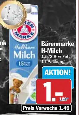 AEZ Bärenmarke H-Milch Angebot