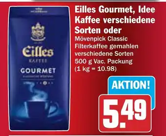 AEZ Eilles Gourmet, Idee Kaffee verschiedene Sorten oder Angebot