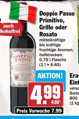 AEZ Doppio Passo Primitivo, Grillo oder Rosato Angebot