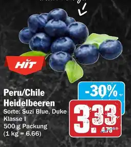 AEZ Peru/Chile Heidelbeeren Angebot