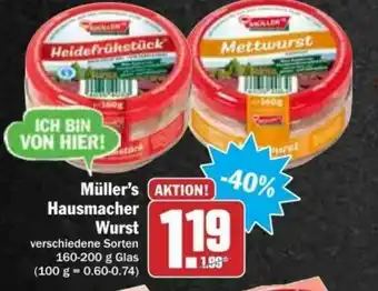 dodenhof Müller's Hausmacher Wurst Angebot