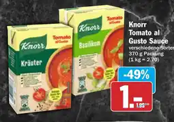 AEZ Knorr Tomato al Gusto Sauce Angebot