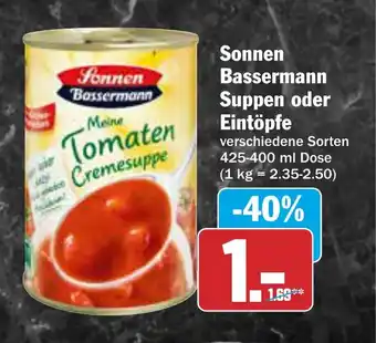 AEZ Sonnen Bassermann Suppen oder Eintöpfe Angebot