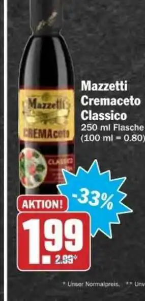 dodenhof Mazzetti Cremaceto Classico Angebot