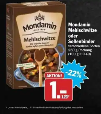 dodenhof Mondamin Mehlschwitze Oder Soßenbinder Angebot