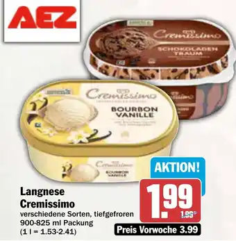 AEZ Langnese Cremissimo Angebot