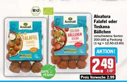 AEZ Alnatura Falafel oder Toskana Bällchen Angebot