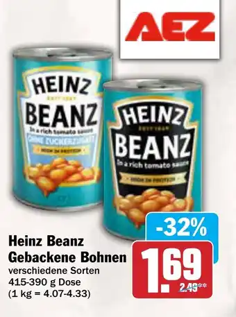 AEZ Heinz Beanz Gebackene Bohnen Angebot