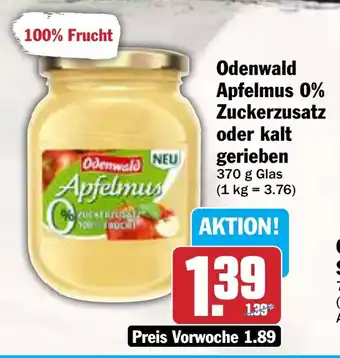 AEZ Odenwald Apfelmus 0% Zuckerzusatz oder kalt gerieben Angebot