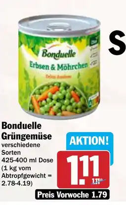 AEZ Bonduelle Grüngemüse Angebot