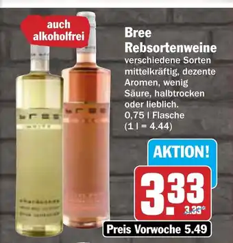 AEZ Bree Rebsortenweine Angebot